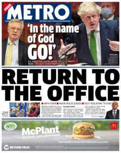 Metro – Return to the office