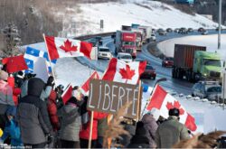 Trump throws his support behind the Freedom Convoy