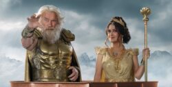 Arnold Schwarzenegger and Salma Hayek play Greek gods in BMW’s Super bowl ad