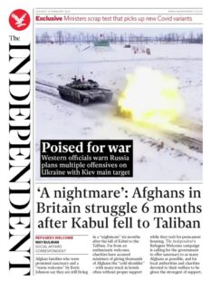 The Independent – Afghans in Britain struggle 6 months after Kabul fell to Taliban