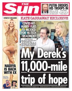 The Sun – My Derek’s 11,000-mile trip of hope