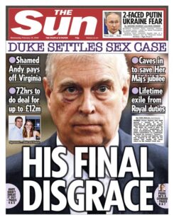 The Sun – Duke settles sex case – his final disgrace