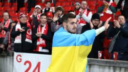 Ukraine conflict: European clubs, players and fans show support