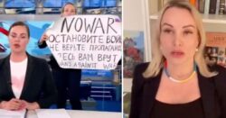 ‘They’re lying to you’: Russian TV employee interrupts news broadcast