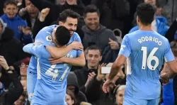 Man City back on top with victory over Brighton 