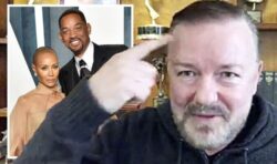 ‘I’m going thin, so I’m disabled!’ Ricky Gervais mocks fury at Chris Rock’s alopecia joke