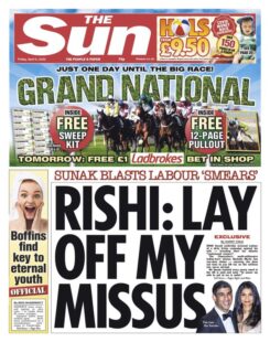 The Sun – Rishi: Lay of my missus