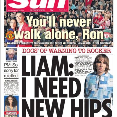 The Sun - Liam: I need new hips