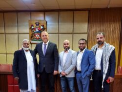 Lancashire Town Unites to fly Palestinian flag over the Town Hall with Palestinian Ambassador