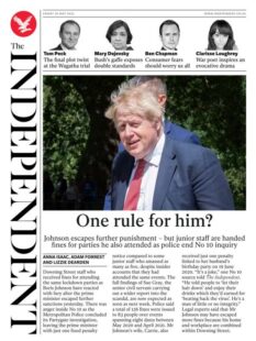 The Independent – Partygate scandal: One rule for him?