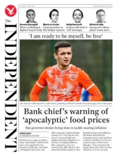 The Independent – Bank chief’s warning of ‘apocalyptic’ food prices