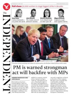 The Independent – PM is warned strongman act will backfire with MPs