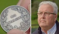 Antiques Roadshow guest gobsmacked by value of grandfather’s medal for lifesaving rescue