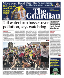 The Guardian – Jail water firm bosses over pollution, says watchdog