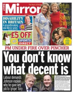 Daily Mirror - You don’t know what decent is