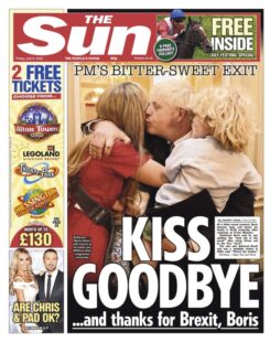 The Sun – Kiss goodbye … and thanks for Brexit