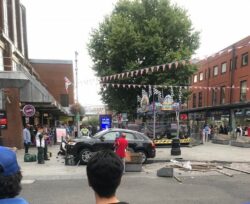 5 injured in London crash as car mounts pavement in rush-hour incident on busy street