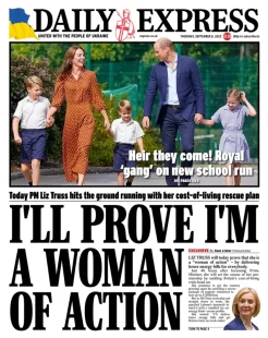 Daily Express – I’ll prove I’m a woman of action 