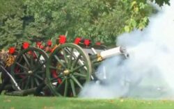 Royal gun salutes start in UK and abroad 