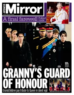 Sunday Mirror – Granny’s guard of honour 