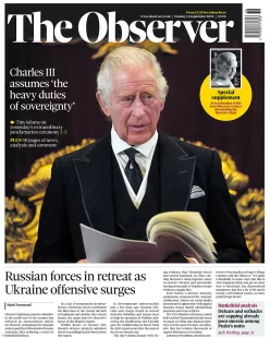 The Observer – Charles III assumes ‘the heavy duties of sovereignty’ 