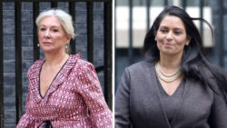 Priti Patel and Nadine Dorries quit