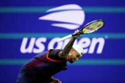 Nick Kyrgios smashes rackets as Karen Khachanov ends US Open run