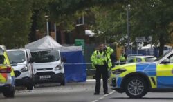 Knifeman shot by police was struck with stun grenade, baton round and Taser