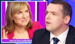 Question Time LIVE: Truss to feel heat from Scottish audience as Tories face ‘total chaos’