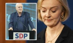 John Cleese blasts Tory ‘sleaze’ and ‘ineptitude’ and says it’s time to ‘throw ‘em out’