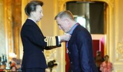 Princess Anne steps up to award Daniel Craig with same honour given to his character 007