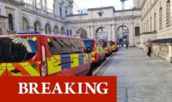 Number 10 on lockdown as armed police close off Westminster street – buildings evacuated