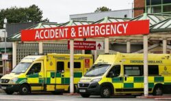 Fury as patient ‘dies in ambulance’ outside hospital after no beds were available