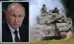 Britain beefs up Europe’s defence: Army puts tanks on red alert as Russia tensions soar