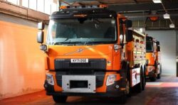 Freezy does it…fast fleet of gritters for England’s roads