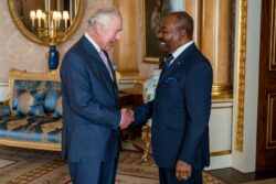 King welcomes President of Gabon amid Commonwealth entry celebrations