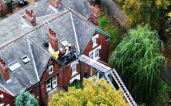 Body ‘hidden under blanket’ found on roof as police rush to three-storey home