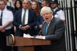 Boris Johnson forced out in scandal but could run to replace Liz Truss as PM