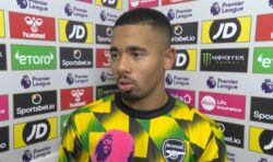 Gabriel Jesus warns Arsenal teammates that ‘difficult time is coming’ after their draw with Southampton