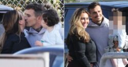 Lauren Goodger plants kiss on Dreamboys star Lotan Carter after he helps her change flat tyre