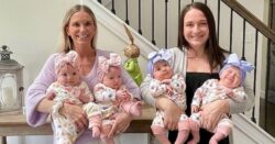 Two sisters give birth to identical girl twins within months of each other