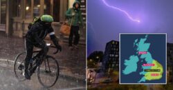 Downpours batter UK with more heavy rain and thunderstorms on the way