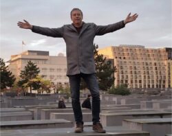 German far-right politician ‘danced’ on top of Holocaust memorial