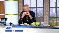 Jeremy Vine eats famous lettuce live on-air that outlasted Liz Truss as Prime Minister