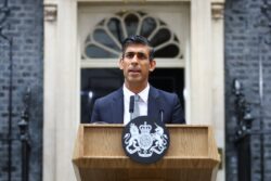 Jeremy Hunt remains chancellor as Rishi Sunak starts naming new cabinet