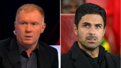 Paul Scholes backs Man Utd to catch Premier League leaders Arsenal – but still finish behind Man City