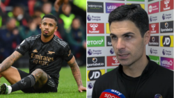 Mikel Arteta defends Gabriel Jesus as Arsenal striker’s goal drought continues in Southampton draw