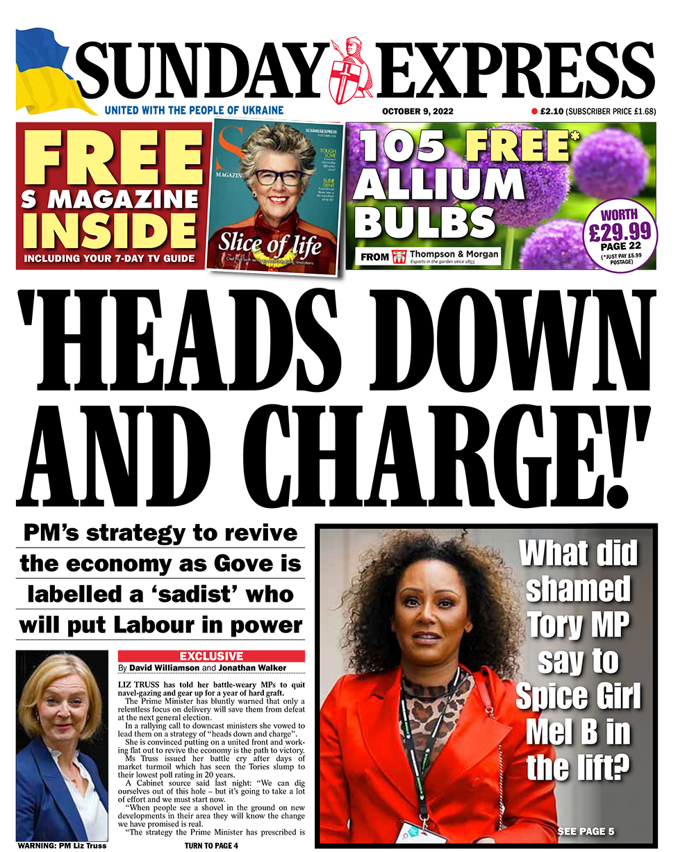 Sunday Express - ‘Heads down and charge’