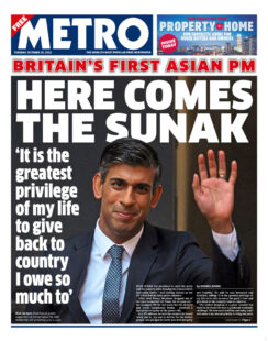 Metro – here comes the Sunak
