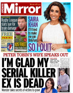 Sunday Mirror – I’m glad my serial killer ex is dead